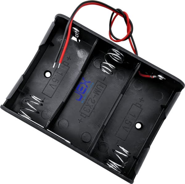 Amazon.com: Jex Electronics Three/3X C DIY Battery Holder Case Box